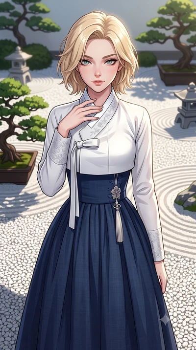 score_9, masterpiece, best quality, ultra-detailed, high-budget anime keyframe, tasteful artistic composition, Caucasian woman. close-up cowboy shot from the waist and thighs up, the character dominates the composition, filling the frame with her lar