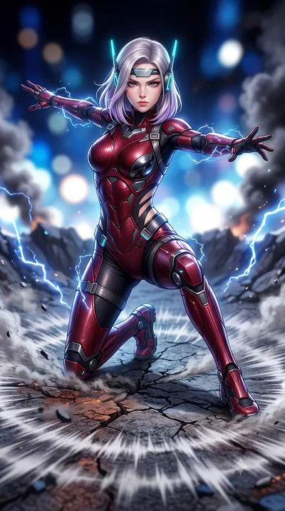 score_9, masterpiece, best quality, ultra-detailed, high-budget anime keyframe, semi-realistic 3D game render, editorial fashion photography, tasteful artistic composition, Caucasian woman. low angle full-body shot from head to toe showing her feet, 