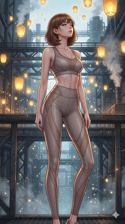 score_9, masterpiece, best quality, ultra-detailed, high-budget anime keyframe, editorial fashion photography, tasteful artistic composition, Caucasian woman, strictly human ears. cowboy shot from the thighs up, character and outfit filling the frame