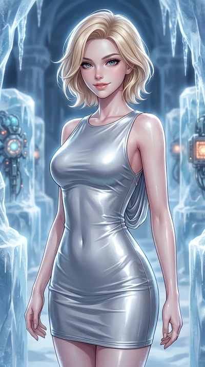 score_9, masterpiece, best quality, ultra-detailed, high-budget anime keyframe, editorial fashion photography, tasteful artistic composition, Caucasian woman. close-up cowboy shot from the waist and thighs up, the character dominates the composition,