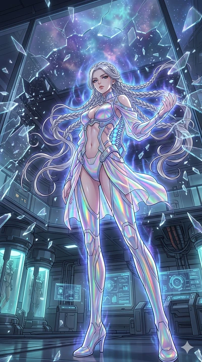score_9, masterpiece, best quality, ultra-detailed, High-budget Anime Keyframe, vibrant colors, fluid line-art, expressive lighting, cinematic composition, Ufotable-style visual effects, top-tier animation quality, Caucasian woman with pale skin, blo