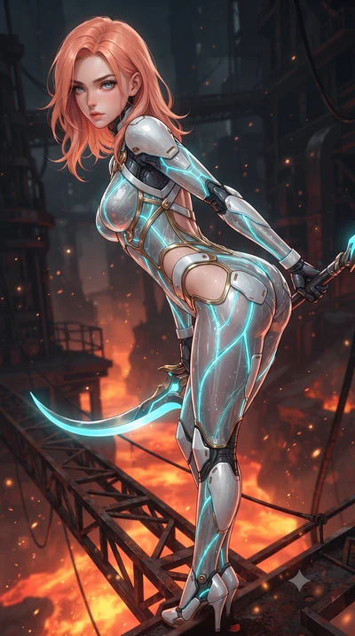 score_9, masterpiece, best quality, ultra-detailed, high-budget anime keyframe, editorial fashion photography, tasteful artistic composition, Japanese woman. close-up cowboy shot from the waist and thighs up, the character dominates the composition, 