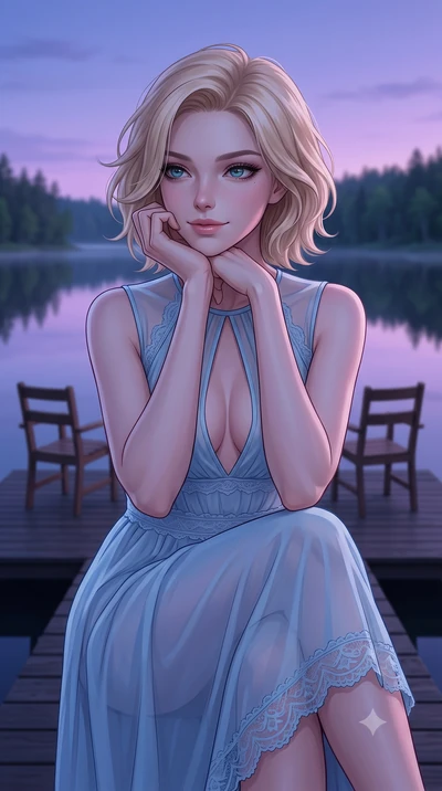 score_9, masterpiece, best quality, ultra-detailed, high-budget anime keyframe, editorial fashion photography, tasteful artistic composition, Caucasian woman woman. close-up cowboy shot from the waist and thighs up, the character dominates the compos