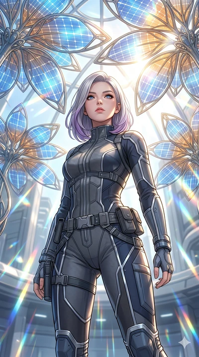 score_9, masterpiece, best quality, ultra-detailed, high-budget anime keyframe, editorial fashion photography, tasteful artistic composition, Caucasian woman, strictly human ears. Upper body close-up from the thighs up, character filling the screen f