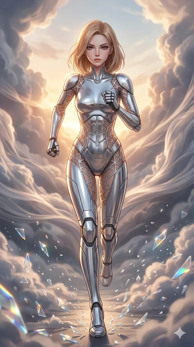 score_9, masterpiece, best quality, ultra-detailed, high-budget anime keyframe, editorial fashion photography, tasteful artistic composition, Korean woman. low angle full-body shot from head to toe showing her feet, filling the entire 9:16 vertical f