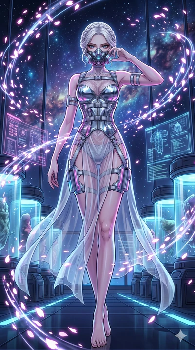 score_9, masterpiece, best quality, ultra-detailed, High-budget Anime Keyframe, vibrant colors, fluid line-art, expressive lighting, cinematic composition, Ufotable-style visual effects, top-tier animation quality, Japanese woman with delicate and el