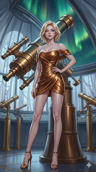 score_9, masterpiece, best quality, ultra-detailed, high-budget anime keyframe, editorial fashion photography, tasteful artistic composition, Caucasian woman, strictly human ears. cowboy shot from the thighs up, character and outfit filling the frame
