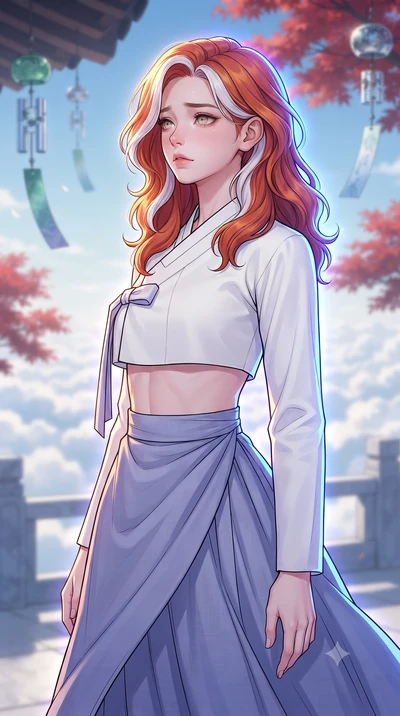 score_9, masterpiece, best quality, ultra-detailed, high-budget anime keyframe, gorgeous anime illustration, with clean line-art and distinct ink outlines, Caucasian woman, strictly human ears. close-up cowboy shot from the waist and thighs up, the c