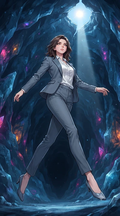 score_9, masterpiece, best quality, ultra-detailed, high-budget anime keyframe, gorgeous anime illustration, with clean line-art, distinct ink outlines, and high-contrast stereoscopic depth, Korean woman. low angle full-body shot from head to toe sho