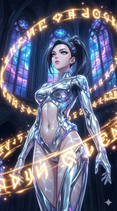 score_9, masterpiece, best quality, ultra-detailed, High-budget Anime Keyframe, vibrant colors, fluid line-art, expressive lighting, cinematic composition, Ufotable-style visual effects, top-tier animation quality, Korean woman with idol-like refined
