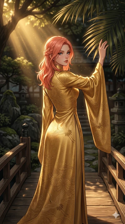 score_9, masterpiece, best quality, ultra-detailed, high-budget anime keyframe, editorial fashion photography, tasteful artistic composition, Japanese woman. cowboy shot from the thighs up, character and outfit filling the frame for maximum editorial