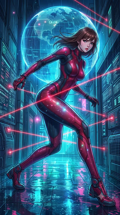 score_9, masterpiece, best quality, ultra-detailed, high-budget anime keyframe, editorial fashion photography, tasteful artistic composition, Korean woman. low angle full-body shot from head to toe showing her feet, filling the entire 9:16 vertical f