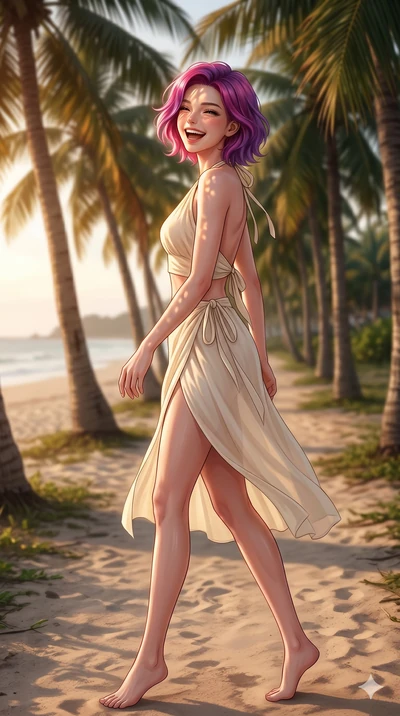 score_9, masterpiece, best quality, ultra-detailed, high-budget anime keyframe, editorial fashion photography, tasteful artistic composition, Caucasian woman, strictly human ears. cowboy shot from the thighs up, character and outfit filling the frame