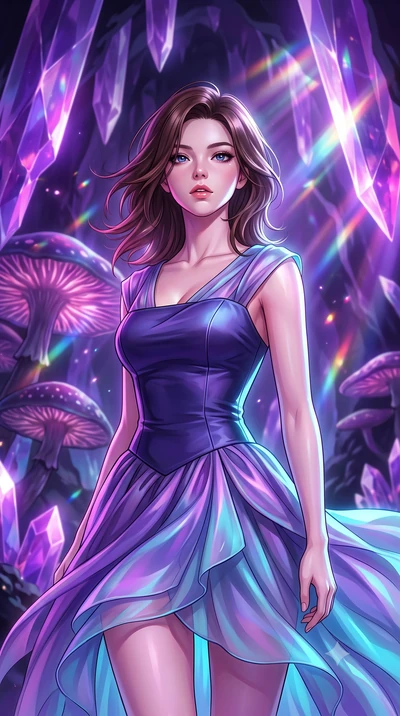 score_9, masterpiece, best quality, ultra-detailed, high-budget anime keyframe, editorial fashion photography, tasteful artistic composition, Korean woman. close-up cowboy shot from the waist and thighs up, the character dominates the composition, fi