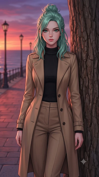 score_9, masterpiece, best quality, ultra-detailed, high-budget anime keyframe, editorial fashion photography, tasteful artistic composition, Japanese woman woman. close-up cowboy shot from the waist and thighs up, the character dominates the composi