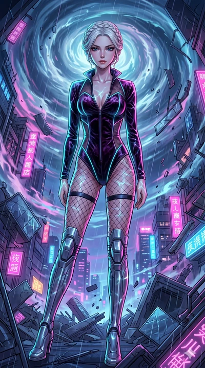 score_9, masterpiece, best quality, ultra-detailed, High-budget Anime Keyframe, vibrant colors, fluid line-art, expressive lighting, cinematic composition, Ufotable-style visual effects, top-tier animation quality, Japanese woman with delicate and el