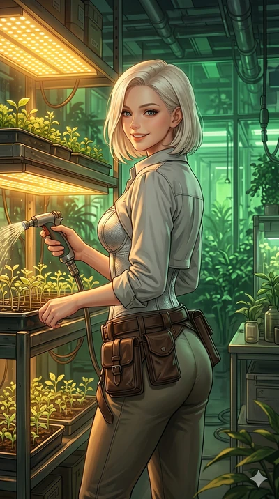 score_9, masterpiece, best quality, ultra-detailed, high-budget anime keyframe, editorial fashion photography, tasteful artistic composition, Caucasian woman, strictly human ears. Upper body close-up from the thighs up, character filling the screen f