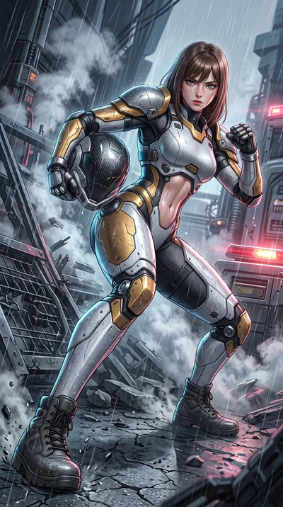 score_9, masterpiece, best quality, ultra-detailed, high-budget anime keyframe, semi-realistic 3D game render, editorial fashion photography, tasteful artistic composition, Korean woman. low angle full-body shot from head to toe showing her feet, fil