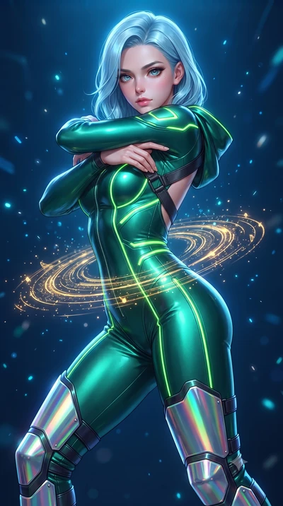 score_9, masterpiece, best quality, ultra-detailed, high-budget anime keyframe, editorial fashion photography, tasteful artistic composition, Korean woman. close-up cowboy shot from the waist and thighs up, the character dominates the composition, fi