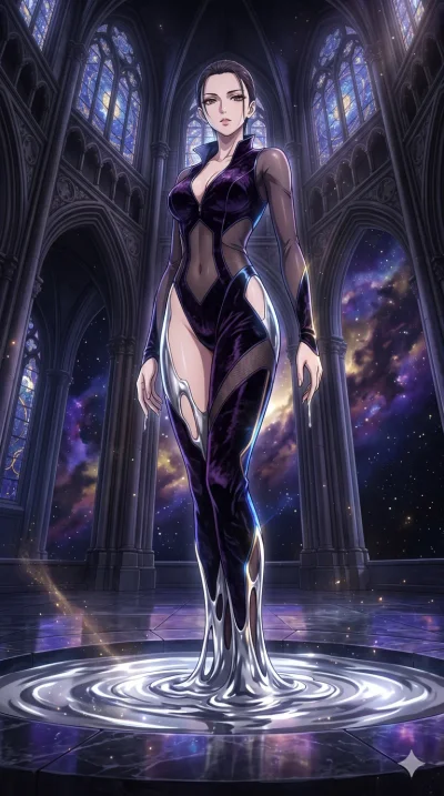 score_9, masterpiece, best quality, ultra-detailed, High-budget Anime Keyframe, vibrant colors, fluid line-art, expressive lighting, cinematic composition, Ufotable-style visual effects, top-tier animation quality, Japanese woman with delicate and el
