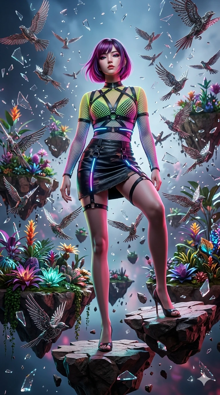 score_9, masterpiece, best quality, ultra-detailed, Set A: High-budget Anime Keyframe, Japanese woman in a cinematic setting. Cinematic lighting, vibrant colors, dramatic shadows, 2k, ultra detail, master piece, 9:16 ratio. Image Identifier: image_44.jpg