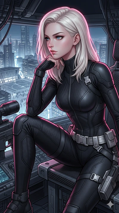 score_9, masterpiece, best quality, ultra-detailed, high-budget anime keyframe, editorial fashion photography, tasteful artistic composition, Caucasian woman, strictly human ears. Upper body close-up from the thighs up, character filling the screen f