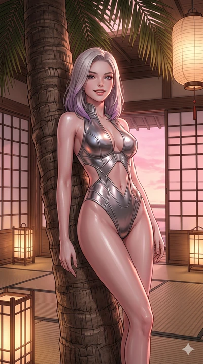 score_9, masterpiece, best quality, ultra-detailed, high-budget anime keyframe, editorial fashion photography, tasteful artistic composition, Caucasian woman, strictly human ears. cowboy shot from the thighs up, character and outfit filling the frame