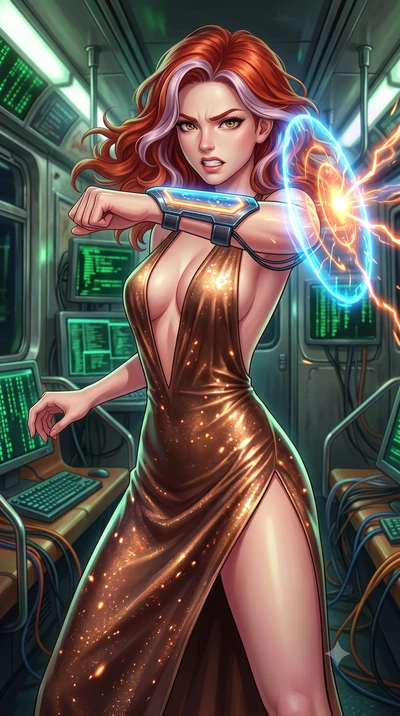 score_9, masterpiece, best quality, ultra-detailed, high-budget anime keyframe, editorial fashion photography, tasteful artistic composition, Caucasian woman, strictly human ears. close-up cowboy shot from the waist and thighs up, the character domin