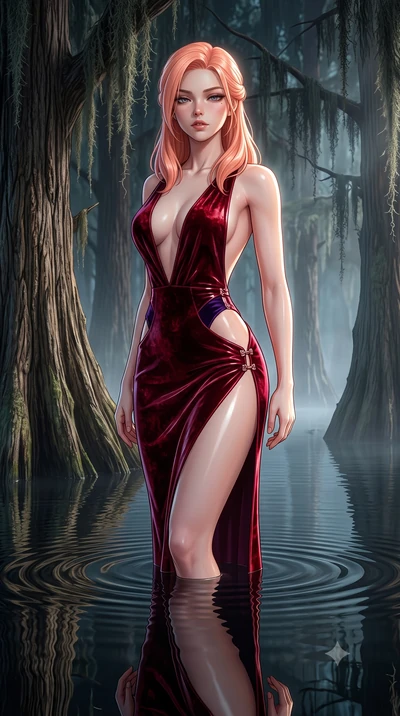 score_9, masterpiece, best quality, ultra-detailed, high-budget anime keyframe, semi-realistic 3D game render, editorial fashion photography, tasteful artistic composition, Japanese woman. close-up cowboy shot from the waist and thighs up, the charac