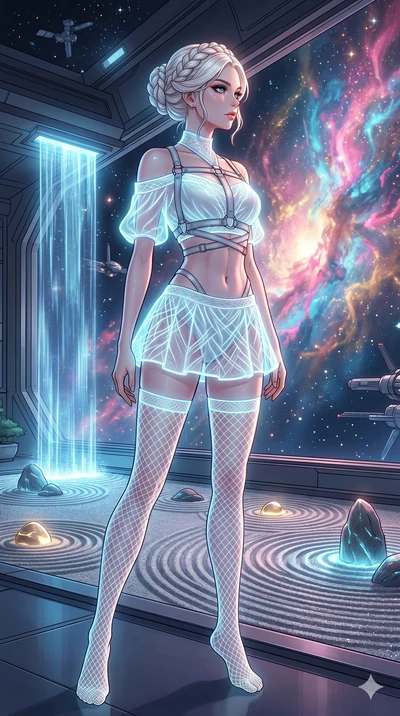 score_9, masterpiece, best quality, ultra-detailed, High-budget Anime Keyframe, vibrant colors, fluid line-art, expressive lighting, cinematic composition, Ufotable-style visual effects, top-tier animation quality, Japanese woman with delicate and el