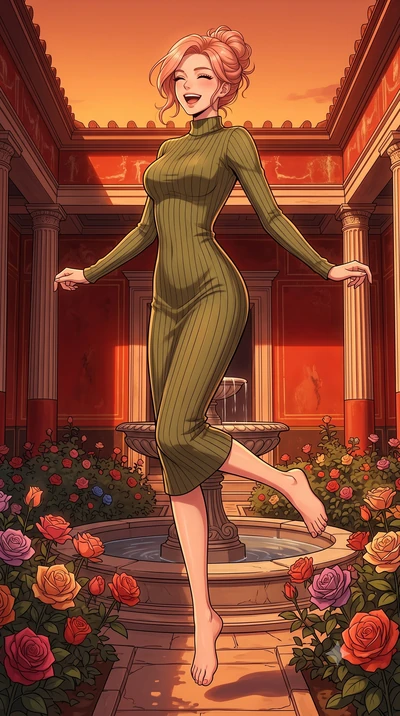 score_9, masterpiece, best quality, ultra-detailed, high-budget anime keyframe, editorial fashion photography, tasteful artistic composition, gorgeous anime illustration, with clean line-art, distinct ink outlines, and high-contrast stereoscopic dept