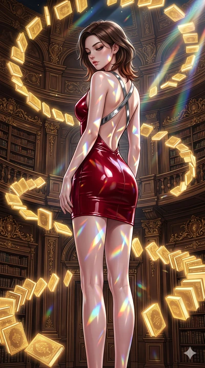 score_9, masterpiece, best quality, ultra-detailed, high-budget anime keyframe, editorial fashion photography, tasteful artistic composition, Korean woman. cowboy shot from the thighs up, character and outfit filling the frame for maximum editorial p