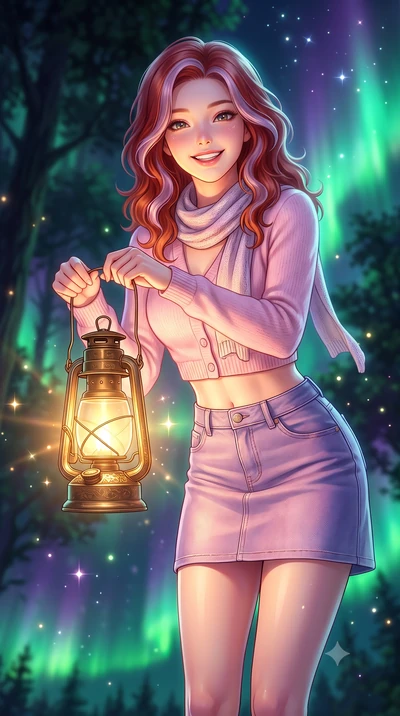 score_9, masterpiece, best quality, ultra-detailed, high-budget anime keyframe, semi-realistic 3D game render, editorial fashion photography, tasteful artistic composition, Caucasian woman. close-up cowboy shot from the waist and thighs up, the chara