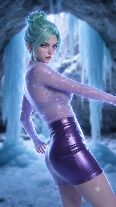 score_9, masterpiece, best quality, ultra-detailed, high-budget anime keyframe, editorial fashion photography, tasteful artistic composition, realistic cosplay photography, Japanese woman. close-up cowboy shot from the waist and thighs up, the charac