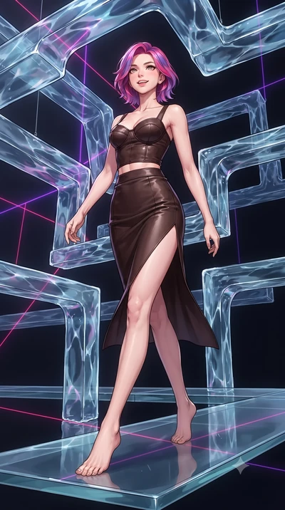 score_9, masterpiece, best quality, ultra-detailed, high-budget anime keyframe, editorial fashion photography, tasteful artistic composition, gorgeous anime illustration, with clean line-art, distinct ink outlines, and high-contrast stereoscopic dept