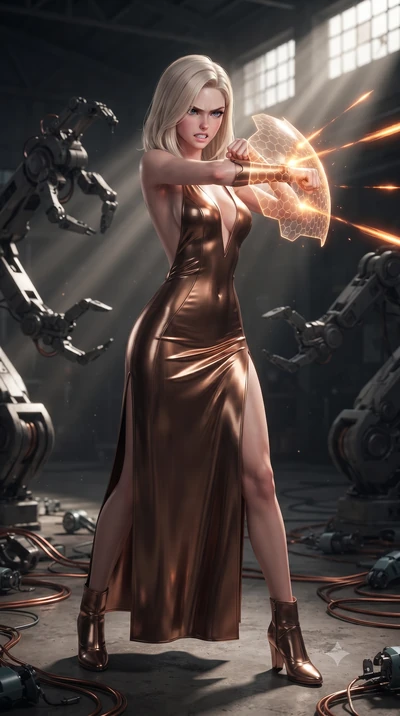 score_9, masterpiece, best quality, ultra-detailed, high-budget anime keyframe, editorial fashion photography, tasteful artistic composition, realistic cosplay photography, Caucasian woman, strictly human ears. close-up cowboy shot from the waist and