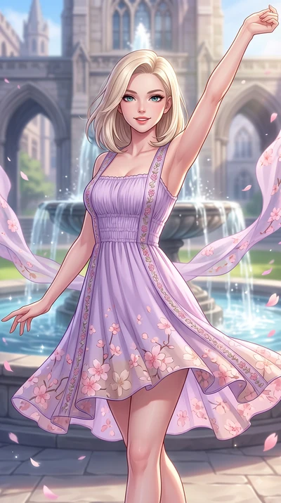 score_9, masterpiece, best quality, ultra-detailed, high-budget anime keyframe, editorial fashion photography, tasteful artistic composition, Caucasian woman. close-up cowboy shot from the waist and thighs up, the character dominates the composition,