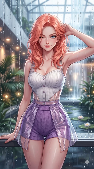 score_9, masterpiece, best quality, ultra-detailed, high-budget anime keyframe, vibrant anime aesthetic, Japanese woman. close-up cowboy shot from the waist and thighs up, the character dominates the composition, filling the frame with her large pres