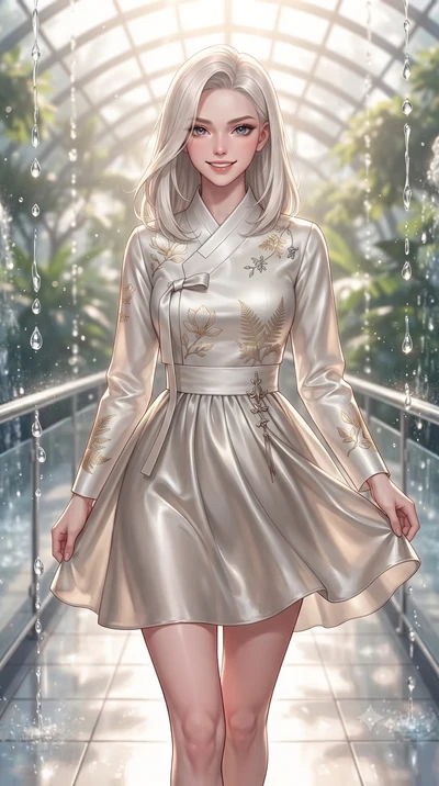 score_9, masterpiece, best quality, ultra-detailed, high-budget anime keyframe, editorial fashion photography, tasteful artistic composition, Caucasian woman. close-up cowboy shot from the waist and thighs up, the character dominates the composition,