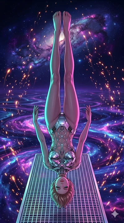 score_9, masterpiece, best quality, ultra-detailed, high-budget anime keyframe, editorial fashion photography, tasteful artistic composition, Korean woman. low angle full-body shot from head to toe showing her feet, filling the entire 9:16 vertical f