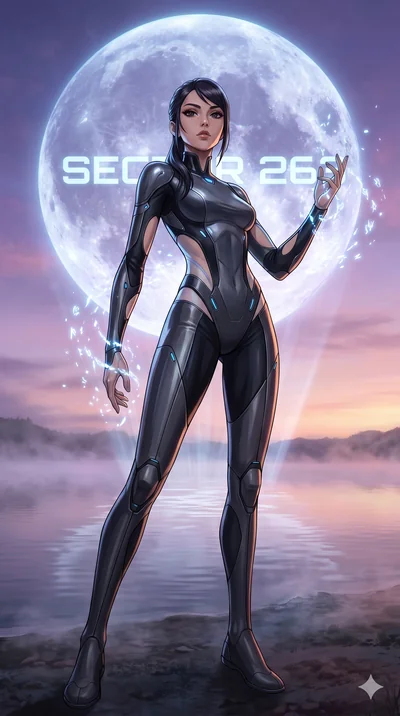 score_9, masterpiece, best quality, ultra-detailed, Set A: High-budget Anime Keyframe, Japanese woman. Low angle cowboy shot filling the entire 9:16 frame with her statuesque presence. Casting a spell through a misty lakeside at dawn, with a massive 