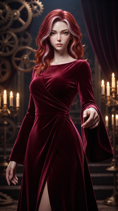 score_9, masterpiece, best quality, ultra-detailed, high-budget anime keyframe, editorial fashion photography, tasteful artistic composition, Caucasian woman woman. close-up cowboy shot from the waist and thighs up, the character dominates the compos