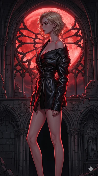 score_9, masterpiece, best quality, ultra-detailed, high-budget anime keyframe, editorial fashion photography, tasteful artistic composition, Caucasian woman, strictly human ears. cowboy shot from the thighs up, character and outfit filling the frame