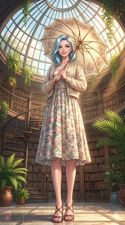 score_9, masterpiece, best quality, ultra-detailed, high-budget anime keyframe, vibrant anime aesthetic, Korean woman. low angle full-body shot from head to toe showing her feet, filling the entire 9:16 vertical frame with her statuesque presence, st