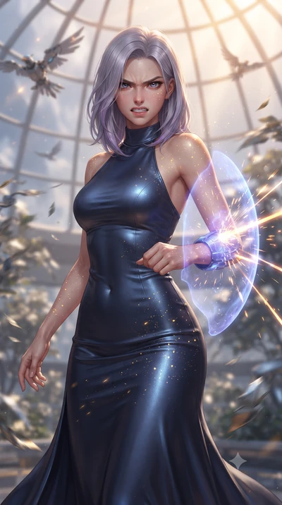 score_9, masterpiece, best quality, ultra-detailed, high-budget anime keyframe, editorial fashion photography, tasteful artistic composition, realistic cosplay photography, Caucasian woman, strictly human ears. close-up cowboy shot from the waist and