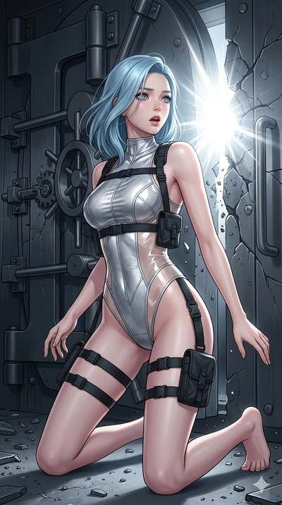 score_9, masterpiece, best quality, ultra-detailed, high-budget anime keyframe, editorial fashion photography, tasteful artistic composition, Korean woman. cowboy shot from the thighs up, character and outfit filling the frame for maximum editorial p