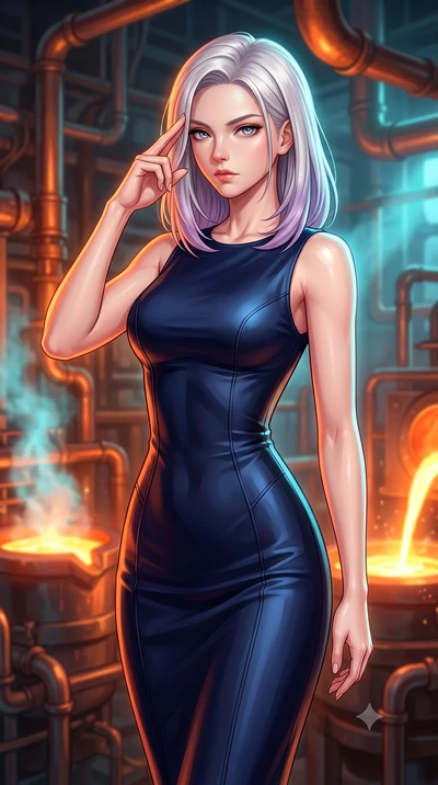 score_9, masterpiece, best quality, ultra-detailed, high-budget anime keyframe, editorial fashion photography, tasteful artistic composition, Caucasian woman woman. close-up cowboy shot from the waist and thighs up, the character dominates the compos