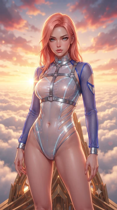 score_9, masterpiece, best quality, ultra-detailed, high-budget anime keyframe, editorial fashion photography, tasteful artistic composition, Japanese woman. close-up cowboy shot from the waist and thighs up, the character dominates the composition, 