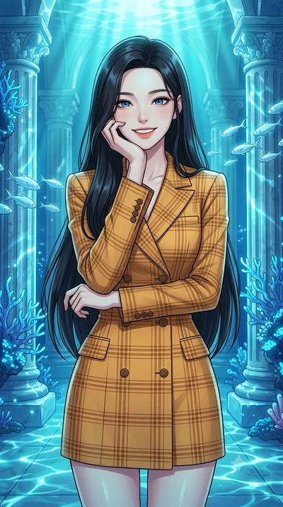 score_9, masterpiece, best quality, ultra-detailed, high-budget anime keyframe, editorial fashion photography, tasteful artistic composition, gorgeous anime illustration, with clean line-art, distinct ink outlines, and high-contrast stereoscopic dept