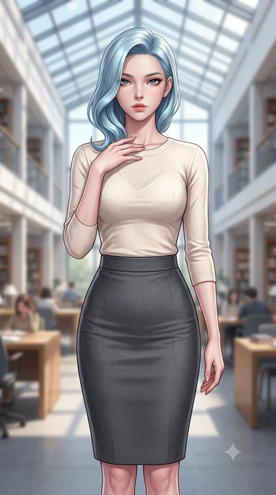 score_9, masterpiece, best quality, ultra-detailed, high-budget anime keyframe, editorial fashion photography, tasteful artistic composition, Korean woman woman. close-up cowboy shot from the waist and thighs up, the character dominates the compositi